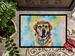 Mastiff Hippie Dawg Doormat Front Door Mat Indoor Outdoor Rugs For Entryway, Non Slip Washable Low Pile, 24H X 36W_maomaolike.com