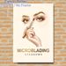 Microblading Eyebrows Painting Poster, Luxury Golden-toned Brow Styling Illustration Poster, Stylish Beauty-themed Decor Ideal For Beauty Salons And_maomaolike.com
