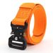 Tactical Quick Release Outdoor Military Soft Real Nylon Sports Accessories Men And Women Black Belt Unisex_maomaolike.com