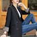 Women's Clothing Casual All-match Slim-fit Slim-fit Plaid Women's Work Suit_maomaolike.com