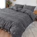 Bedding Craft Style Solid Color Cut Flower Series Diamond Shaped Home Textile Three Piece Set_maomaolike.com