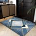 Living Room Rug Large Size Gorgeous Gold Frame Design Bedroom Rug Plush Thickened Machine Washable Thickened Underlay Interior Decorative Rug_maomaolike.com