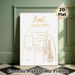 Nail Anatomy Painting Poster, Gilded Minimalist Labeled Nail Structure Poster, Informative Educational Decor Ideal For Nail Salon, Beauty Studio_maomaolike.com