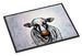 Bessie The Cow Doormat Front Door Mat Indoor Outdoor Rugs For Entryway, Non Slip Washable Low Pile, 24H X 36W_maomaolike.com