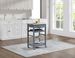 Mobile Rolling Kitchen Island Trolley Serving Cart With Underneath Drawer & Slide-Out Wire Storage Basket_maomaolike.com