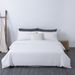Manufacturer Unprinted Pure Washed Four-Piece Japanese Style Good Quality Small Plaid Full Cotton Duvet Cover Sheet Bed Skirt Thre_maomaolike.com