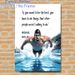 Swimming Motivational Quote Painting Poster, Vibrant Comic-style Dynamic Swimmer Splashing In Pool Poster, Inspirational Quote To Boost Motivation For_maomaolike.com