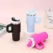 Personalized Of Name14 Oz SUS304 Travel Cup Customization With Straw Suitable For Birthday Gifts Sport Water Bottle_maomaolike.com