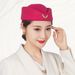 Hot Sale Delicate Ladies Air Hostesses Beret Hat Base Woolen Stewardess Cap_maomaolike.com