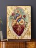 Heart, Lungs, Liver, Human Organs, Modern Art Style, Decorative Prints, Home Décor Art, Living Room Sofa Backdrop Artwork, Art Exhibition Pieces_maomaolike.com