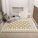 Living Room Rug Large Size Gorgeous Gold Frame Design Bedroom Rug Plush Thickened Machine Washable Thickened Underlay Interior Decorative Rug_maomaolike.com