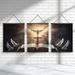 A Fusion Of Modern Sacred And Light Luxury Vintage Styles, Featuring Decorative Prints With Themes Of White Doves, Crosses And The Bible._maomaolike.com