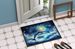 Dolphin In A Starry Sea Doormat Front Door Mat Indoor Outdoor Rugs For Entryway, Non Slip Washable Low Pile, 24H X 36W_maomaolike.com