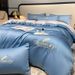 Ice Silk High-End Four-Piece Light Luxury Silky Naked Sleep Duvet Cover Spring Summer Three-Piece Set Sheet Bed Skirt Wholesale_maomaolike.com