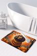 Boykin Spaniel Fall Memory Foam Kitchen Mat Machine Washable Anti-Fatigue Mat Cushion Comfort Bath Mat Or Kitchen Rug_maomaolike.com