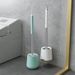 High-Quality For Home Use, Wall-Mounted Cleaning Brush, Stainless Steel Toilet Bowl Brush Set_maomaolike.com