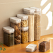 Kitchen Food-Grade Material Grain Sealed Plastic Container Moisture-Proof Storage Box Milk Powder Jar Five Grains_maomaolike.com