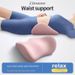 【Xiaobian Recommendation】Bed Sleeping Pillow Ergonomic Support Lumbar Spine Flat Lying Artifact Waist Cushion Sleep_maomaolike.com