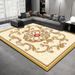 Living Room Rug,Large Rug,Oversized, Gold Leaves Design,Bedroom Rug,Soft And Thick, Machine Washable, Thickened Rug, Bedside Rug,Decorative Indoor Rug_maomaolike.com