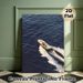 Speedboat On Ocean Painting Poster, Sleek Realistic Aerial View Poster, Vibrant Nautical Vibe, Ideal For Living Room, Office & Coastal-themed Spaces_maomaolike.com