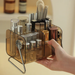 Perfume Storage Bathroom Lipstick Organizer Eyeshadow Palette Makeup Brush Skincare Display Rack Entryway Vintage Style_maomaolike.com