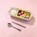 304 Stainless Steel Independent Compartment Sealed Lunch Box, Large Capacity With Spoon And Chopsticks, Food Grade Special Lunch Box_maomaolike.com