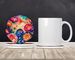 Colorful Peonies Large Sandstone Coasters Pack Of 4 Absorbent Round Coasters Decor Gifts For Men Or Women, 4 In, Multicolor_maomaolike.com