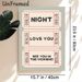 Love Quote Retro Ticket Painting Poster, Vintage Minimalist Ticket-style Print Poster, Warm Sentimental Wording Adds Cozy Atmosphere For Bedroom_maomaolike.com