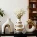 3-piece Gourd-shaped Ceramic Vase Set_maomaolike.com