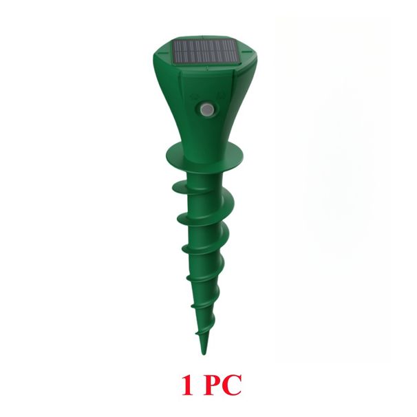 Powerful And Efficient Solar Powered Mole With Screw, Sonic Gopher Repellent For Lawn Yard, Outdoor Groundhog Deterren_maomaolike.com