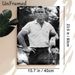Golf Legend Portrait Painting Poster, Vintage Monochrome Style Poster, Timeless Golf-themed Artwork, Suitable For Home Office, Golf Enthusiast Spaces_maomaolike.com