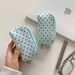 New Mint Green Polka Dot Mini Purse Girls, Portable Storage Bag For Camera, Earphones, Miscellaneous Items, And Coins_maomaolike.com