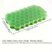 3-Pack Honeycomb Ice Cube Trays with Lids, Plastic Reusable Ice Cube Molds, Small Silicone Ice Cube Maker for Freezer_maomaolike.com