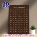 Thai Alphabet Painting Poster, Elegant Brown-toned Minimalist Poster, Practical Language Learning Aid With Phonetic Guides And Golden Lotus Details_maomaolike.com