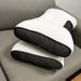 Ergonomic Neck Support Pillow For Adults – Breathable Polyester With Anti-Sagging Fiber Fill (40x60cm, White, Single_maomaolike.com