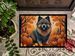 Keeshond Fall Doormat Front Door Mat Indoor Outdoor Rugs For Entryway, Non Slip Washable Low Pile, 24H X 36W_maomaolike.com