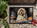 Tibetan Mastiff Fall Kitchen Pumpkins Doormat Front Door Mat Indoor Outdoor Rugs For Entryway, Non Slip Washable Low Pile, 24H X 36W_maomaolike.com