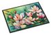 Louisiana Magnolias In Watercolor Doormat Front Door Mat Indoor Outdoor Rugs For Entryway, Non Slip Washable Low Pile, 24H X 36W_maomaolike.com