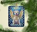 Pit Bull Terrier My Angel Porcelain Ornament Christmas Tree Hanging Decorations For Home Christmas Holiday, Rectangle, Gift, Multicolor_maomaolike.com