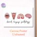 Speech Language Pathology Painting Poster, Hand-drawn Speech-related Anatomical Organs Poster, Informative Educational Decor Ideal For Speech Therapy_maomaolike.com