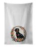 Gordon Setter And Flowers Kitchen Towel Set Of 2 White Dish Towels Decorative Bathroom Hand Towel For Hand, Face, Hair, Yoga, Tea, Dishcloth, 19 X 28", White_maomaolike.com