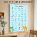 Arabic Alphabet Painting Poster, Vibrant Illustrated Arabic Alphabet With Camel & Palm Trees Poster, Practical For Arabic Language Learning, Ideal For_maomaolike.com
