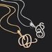 Fashion 26 Cursive Initial Letter Zircon Pendant For Women Shiny Crystal Alphabet Rope Chain Necklace Hip Hop Jewelry_maomaolike.com