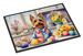 Decorating Easter Silky Terrier Doormat Front Door Mat Indoor Outdoor Rugs For Entryway, Non Slip Washable Low Pile, 24H X 36W_maomaolike.com