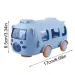 Portable Bear With Shoulder Strap Kid Cute Car Straw Bus Shape Children's Water Bottle 500ml Drinking Cup_maomaolike.com