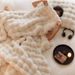 Winter Cream Style 3D Rex Rabbit Fur Sofa Decoration Leisure Bedroom Plush Blanket_maomaolike.com