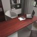 New Red Bedroom Living Room Removable Waterproof Self-Adhesive Renovation Furniture Wood Grain_maomaolike.com