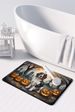 Welsh Springer Spaniel Spooky Halloween Memory Foam Kitchen Mat Machine Washable Anti-Fatigue Mat Cushion Comfort Bath Mat Or Kitchen Rug_maomaolike.com