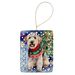 Wheaten Terrier Christmas Porcelain Ornament Christmas Tree Hanging Decorations For Home Christmas Holiday, Rectangle, Gift, Multicolor_maomaolike.com