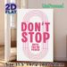 Motivational Quote Painting Poster, Vibrant Pink Minimalist Typographic Poster, Inspirational Encouraging Message To Boost Motivation, Ideal For Home_maomaolike.com